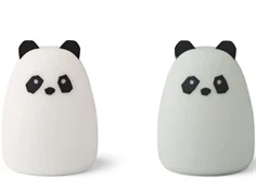 Liewood panda creme de la creme dove blue natlampe Callie (2-pack)